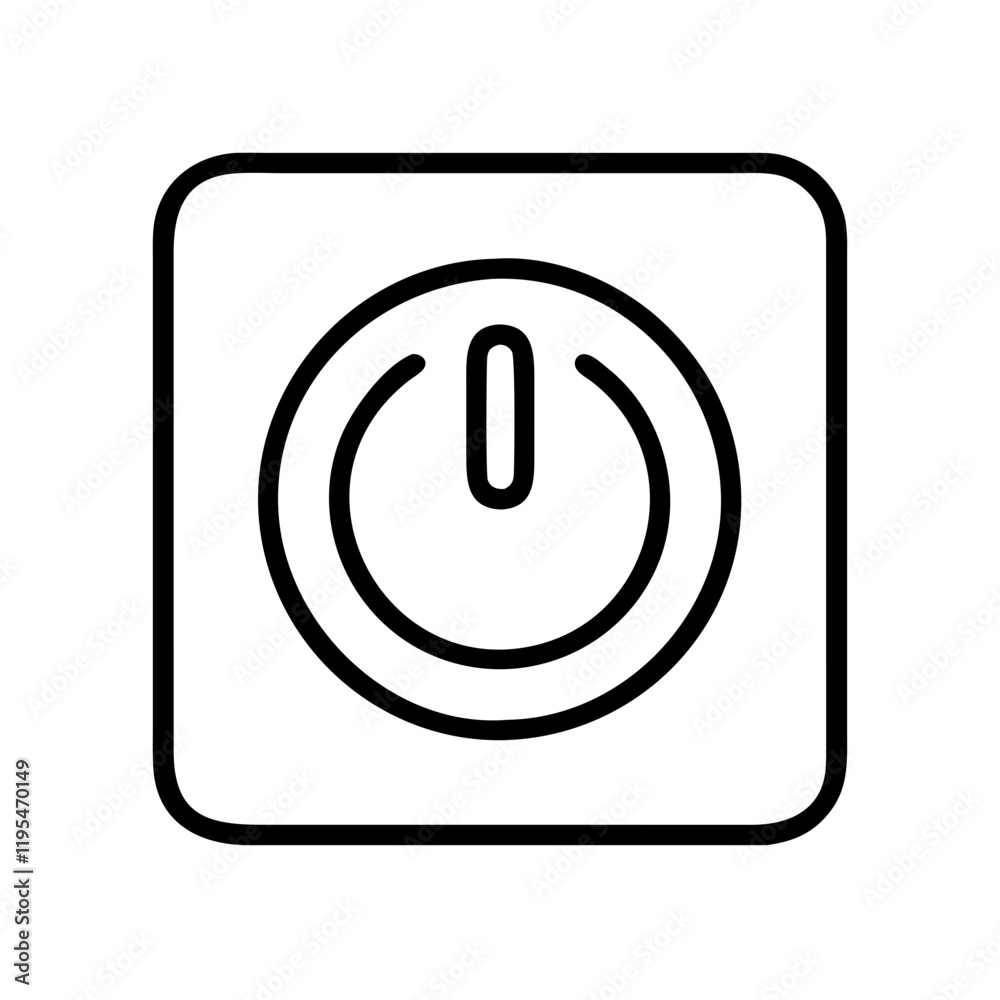 power button icon icon, power button icon line art - simple line art of power button icon, perfect for power button icon logos and icons and themed design power button icon icon, power button icon line art - simple line art of power button icon, perfect for power button icon logos and icons and themed design