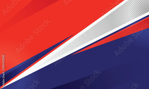 Orange and blue racing background abstract geometric shapes for car wrap stickers