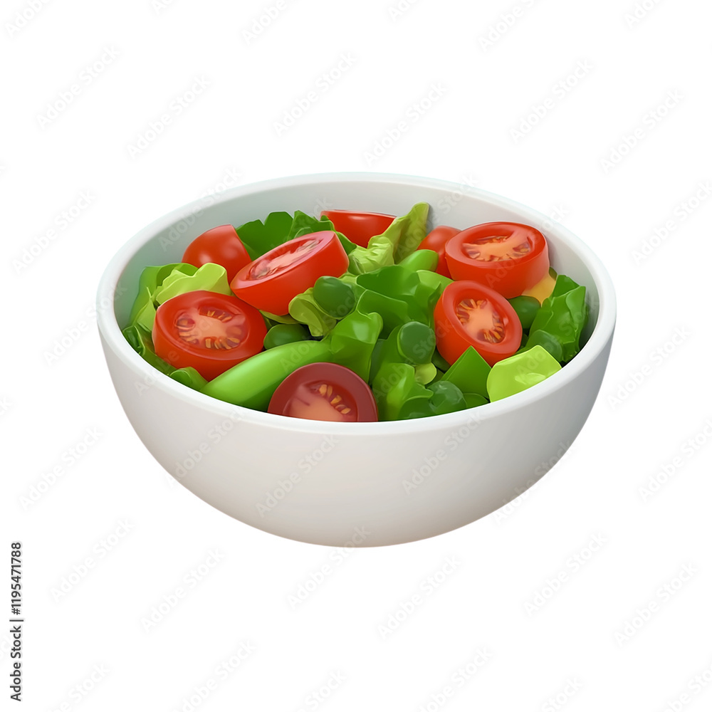 Fresh and Healthy Salad in a Bowl Fresh and Healthy Salad in a Bowl
