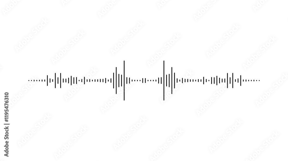 Animated sound wave spectrum