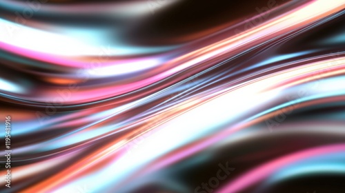 Create an immersive neon dream with vibrant light trails and flowing gradients in a modern artistic background
