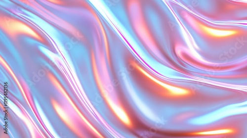 Dive into vibrant waves of color with futuristic neon light trails creating a mesmerizing abstract background