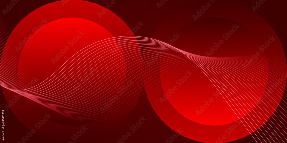 Abstract red circle line wave design modern futuristic background vector illustration. Abstract red circle line wave design modern futuristic background vector illustration.