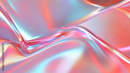 Dynamic neon abstract background featuring vivid colors and fluid light trails creating a futuristic atmosphere