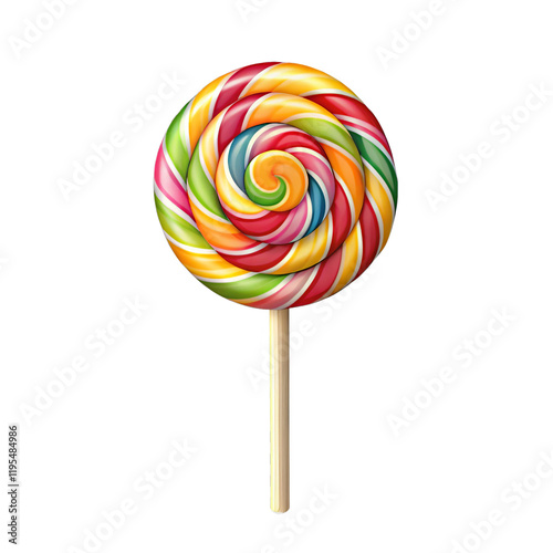 Wallpaper Mural Lollipop Stick Candy isolated on a transparent background. Torontodigital.ca