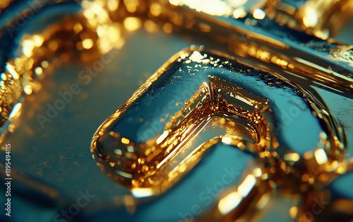 Modern Abstract Metallic and Glass Sculptures with Reflective and Fluid Designs