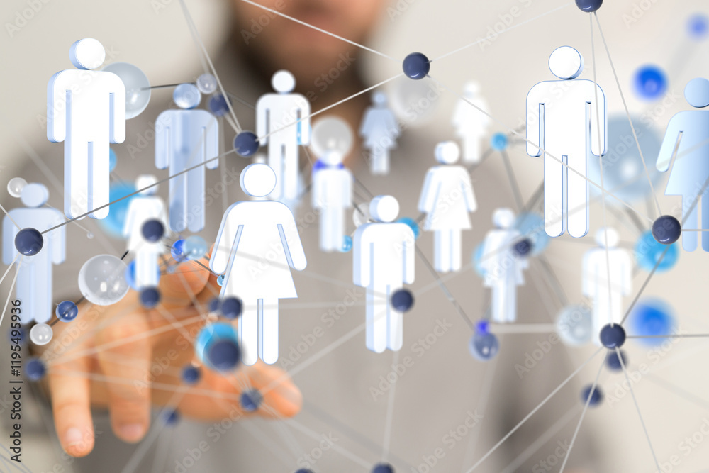 Global network. Blockchain. 3D illustration. Neural networks and artificial intelligence. Abstract Global network. Blockchain. 3D illustration. Neural networks and artificial intelligence. Abstract