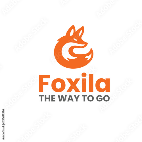 fox logo, orange color logo, browser logo, tech logo