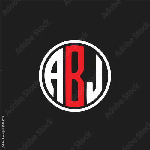 ABJ letter logo creative design with vector graphic, ABJ unique design photo