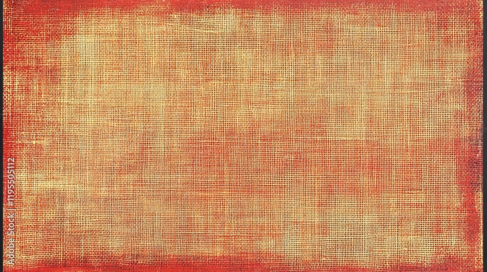 Fototapeta premium Abstract Red and Gold Woven Texture Background