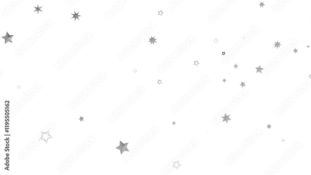 Fototapeta premium A dark background with scattered white stars that twinkle and shine