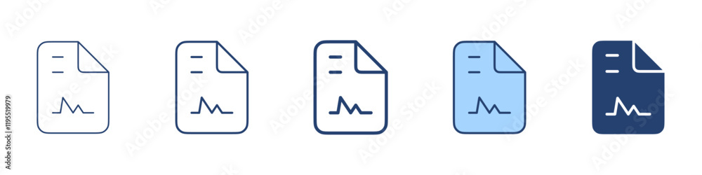 File contract icon Symbol set collection File contract icon Symbol set collection