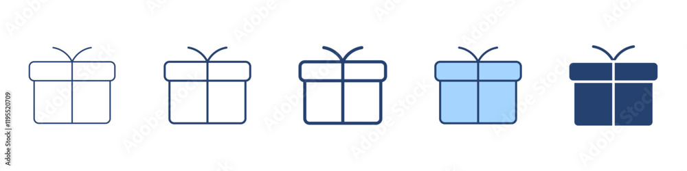 Gift icon Symbol set collection Gift icon Symbol set collection