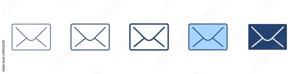 Mail icon Symbol set collection Mail icon Symbol set collection