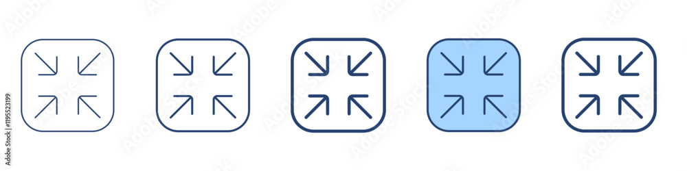 Minimize icon Symbol set collection Minimize icon Symbol set collection