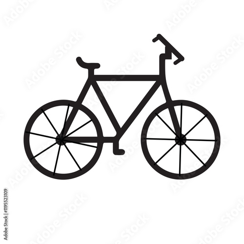 Bicycle icon bike vector symbol, Modern and editable bicycle icon.