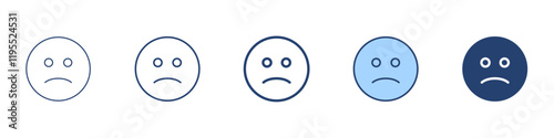 Sad icon Symbol set collection