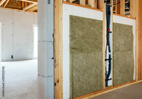 Home construction featuring soundproof and insulated wall panels