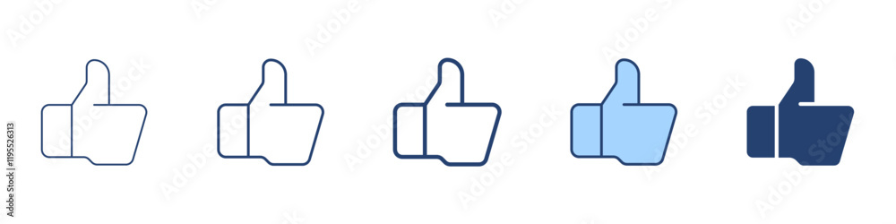 Thumbs up icon Symbol set collection Thumbs up icon Symbol set collection