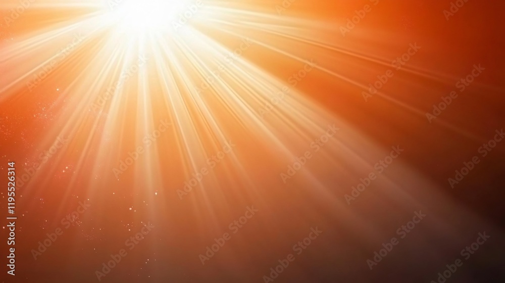 Warm Orange Sun Rays Light Beam Background Warm Orange Sun Rays Light Beam Background