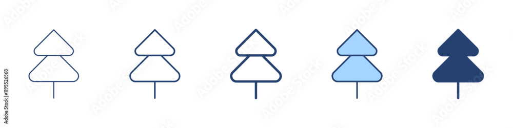 Tree icon Symbol set collection