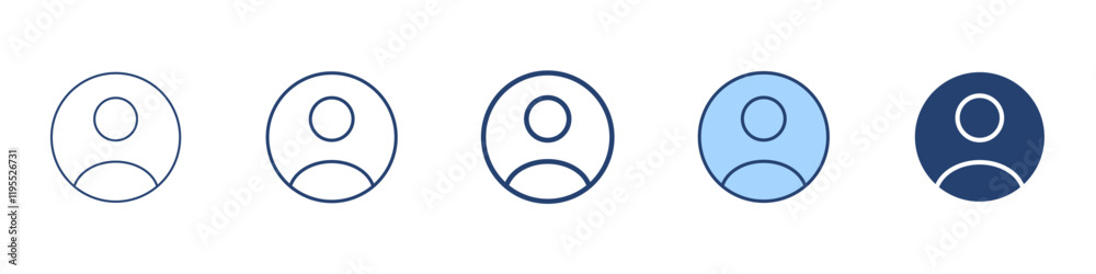User icon Symbol set collection User icon Symbol set collection