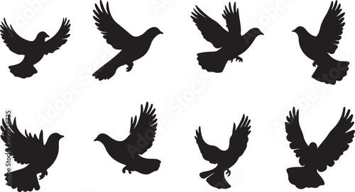 Whispering Wildlife: Enchanting Animal Silhouettes vector illustration | photo