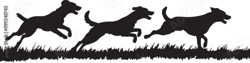 Whispering Wildlife: Enchanting Animal Silhouettes vector illustration |