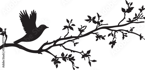Whispering Wildlife: Enchanting Animal Silhouettes vector illustration |
