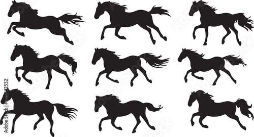 Whispering Wildlife: Enchanting Animal Silhouettes vector illustration |
