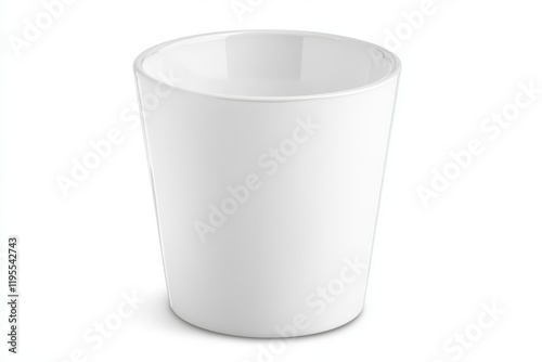 Wallpaper Mural White ceramic cup isolated on white background. Torontodigital.ca