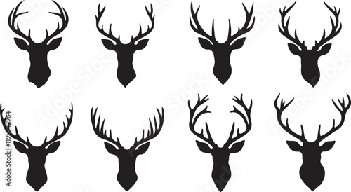 Whispering Wildlife: Enchanting Animal Silhouettes vector illustration |
