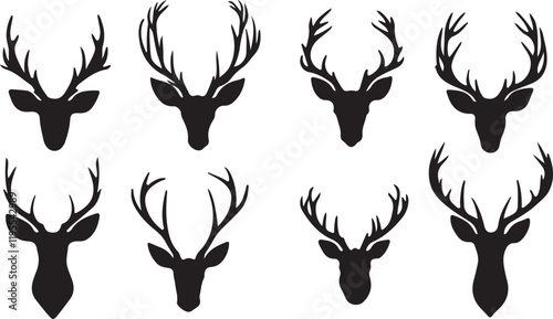 Whispering Wildlife: Enchanting Animal Silhouettes vector illustration |
