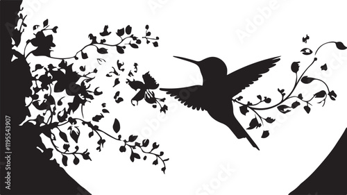 Whispering Wildlife: Enchanting Animal Silhouettes vector illustration |
