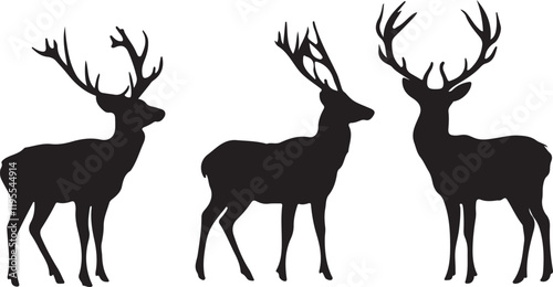 Whispering Wildlife: Enchanting Animal Silhouettes vector illustration |
