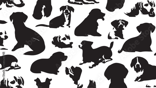 Whispering Wildlife: Enchanting Animal Silhouettes vector illustration |
