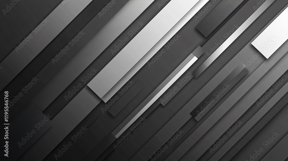 Obraz premium Abstract Gray and Black Diagonal Stripes Background