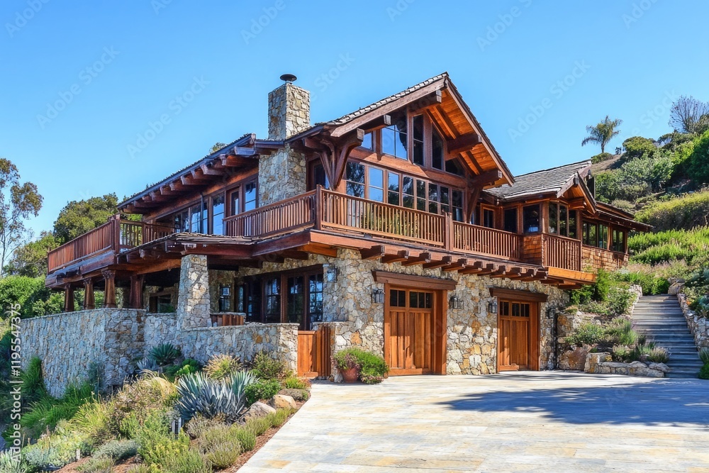Charming Craftsman House Perched on a Hill, Showcasing Unique Architecture and Inviting Exterior Design Charming Craftsman House Perched on a Hill, Showcasing Unique Architecture and Inviting Exterior Design