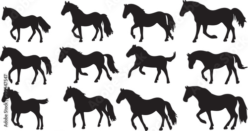 Whispering Wildlife: Enchanting Animal Silhouettes vector illustration |
