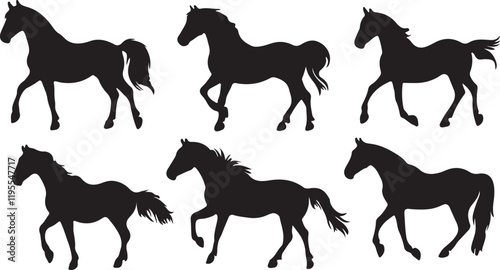 Whispering Wildlife: Enchanting Animal Silhouettes vector illustration |
