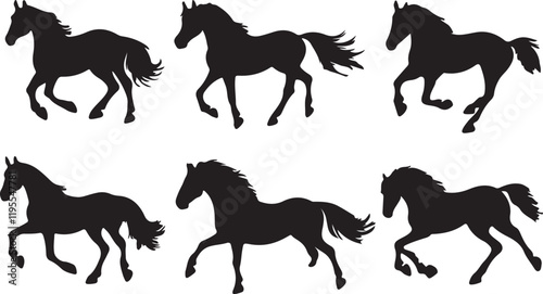 Whispering Wildlife: Enchanting Animal Silhouettes vector illustration |
