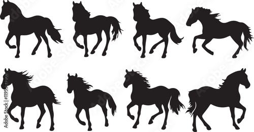 Whispering Wildlife: Enchanting Animal Silhouettes vector illustration |
