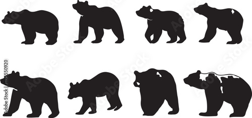 Whispering Wildlife: Enchanting Animal Silhouettes vector illustration |
