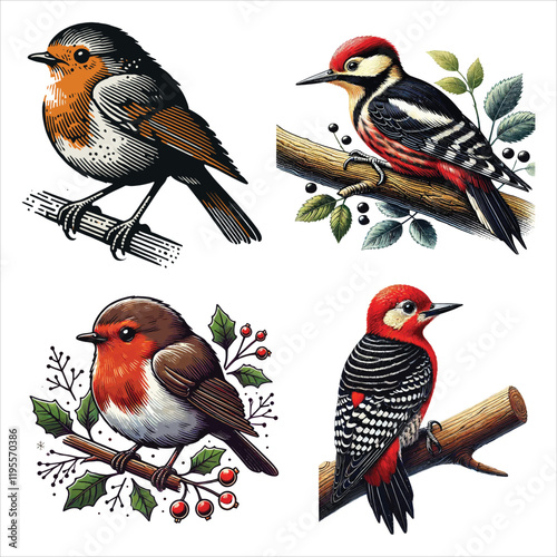 Birds vector collection 