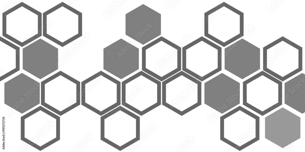 Abstract white and grey hexagon technology geometric pattern concept white background. Use for template, wallpaper, website vector illustration. Abstract white and grey hexagon technology geometric pattern concept white background. Use for template, wallpaper, website vector illustration.
