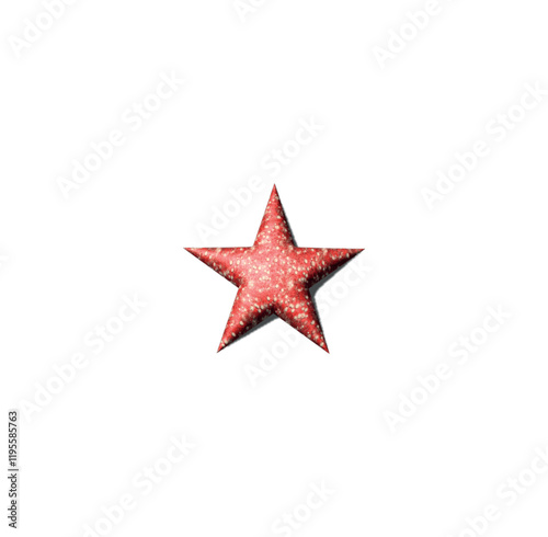 Beautiful red starfish