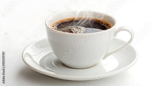 cup of coffee isolated on white background cutout