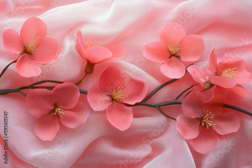 White Silk Background