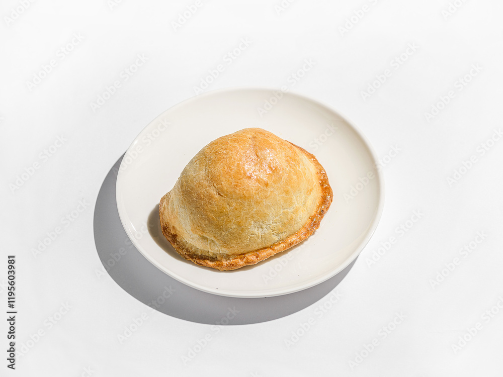 traditional Latin American empanadas on a white plate traditional Latin American empanadas on a white plate