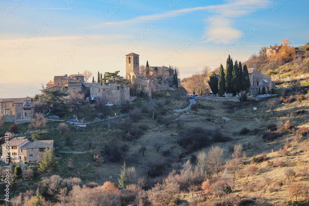 Fototapeta premium Courbons, Alpes de Haute Provence